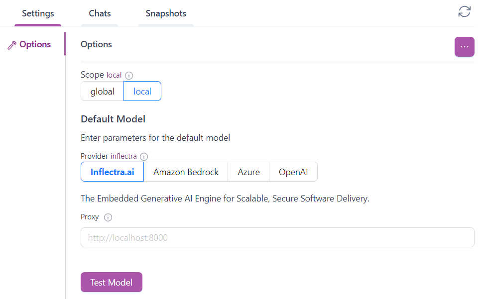 Dashboard Settings