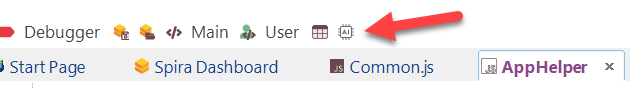 AI Toolbar Button