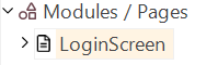 LoginScreen Module
