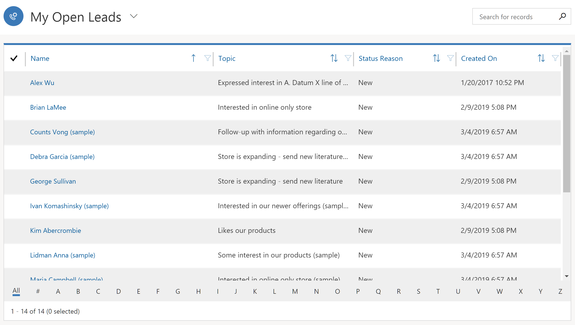 dynamics-crm-grid