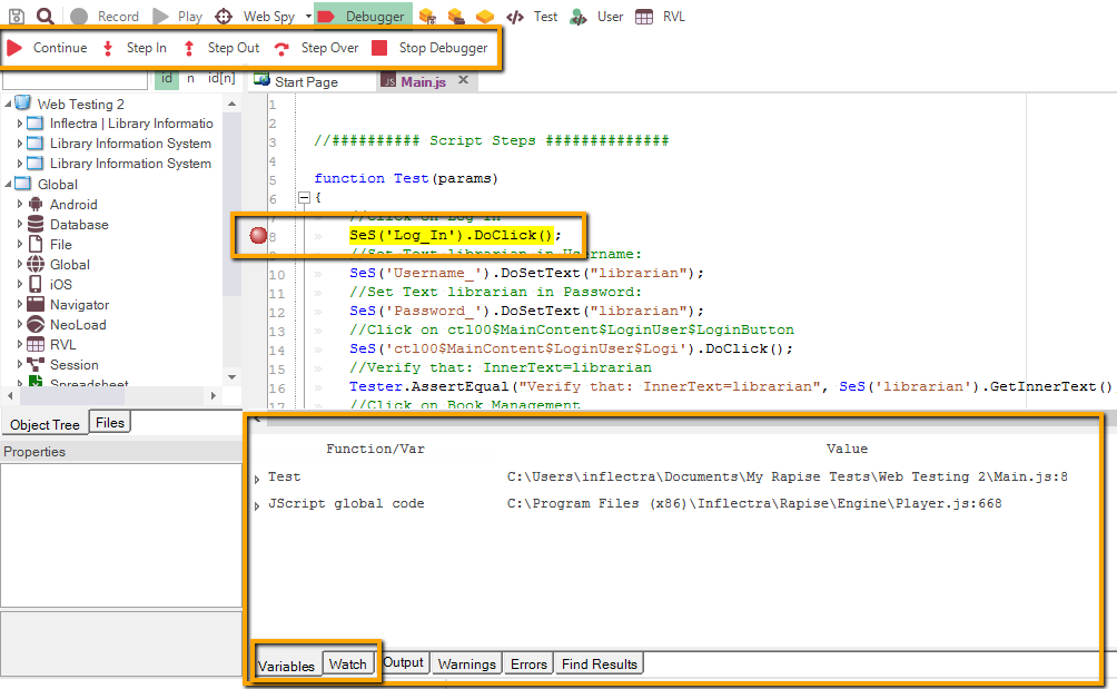 microsoft script debugger