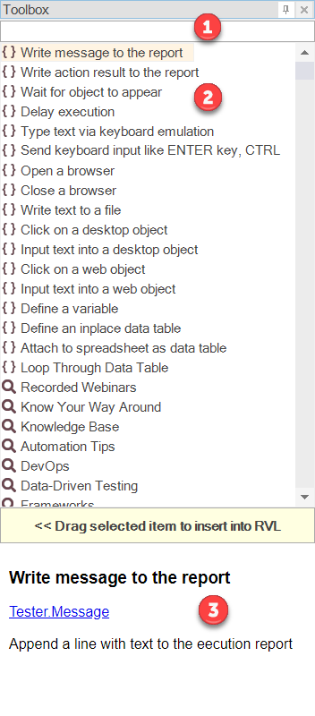 RVL Toolbox Controls