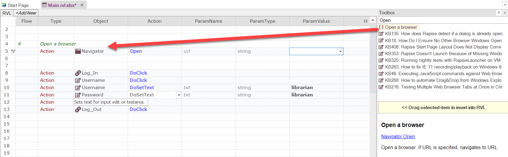 RVL Toolbox DragDrop