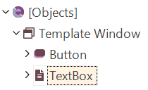 Two Objects in the Template