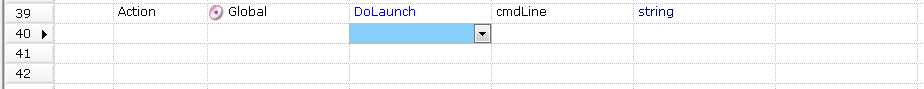 DoLaunch parameters