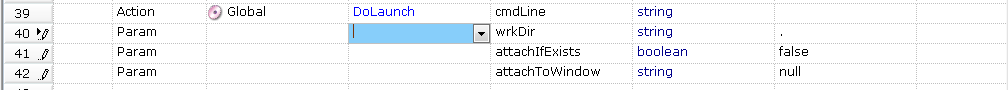 DoLaunch parameters